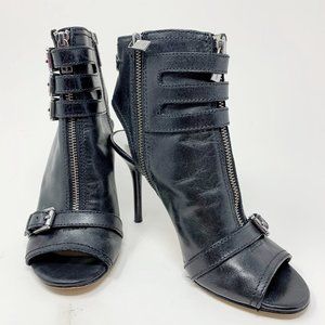 Michael Kors Black Leather Bootie